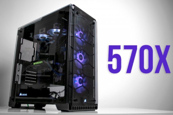 Corsair 570X RGB - Vỏ case siêu cấp đã có màu mới, còn gì phấn khích hơn cho game thủ Việt mê RGB?