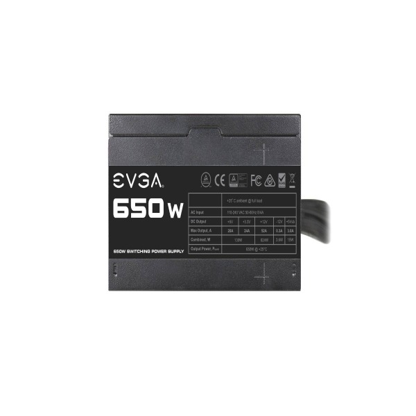 Nguồn EVGA 650 N1, 650W, 2 Year Warranty, Power Supply 100-N1-0650-L1 5