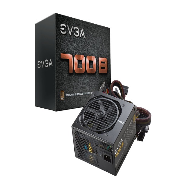 Nguồn EVGA 700 B1, 80+ BRONZE 700W, 3 Year Warranty, Includes FREE Power On Self Tester Power Supply 100-B1-0700-K1 1